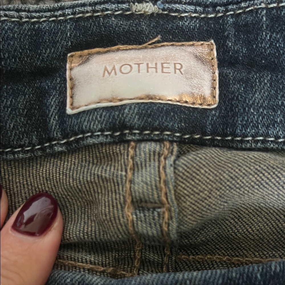 MOTHER Dark Wash Skinny Jeans - Picture 2 of 2